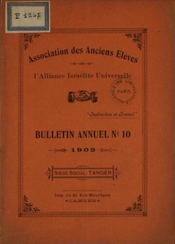 Association des anciens élèves de l'AIU Vol.10 1902